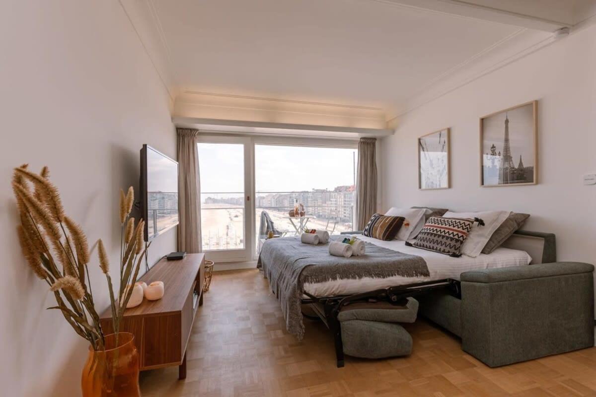 Apartamento Stunning Studio With Sea-View And Terrace Knokke-Heist Exterior foto